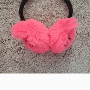 Fluffy Pink Earmuffs